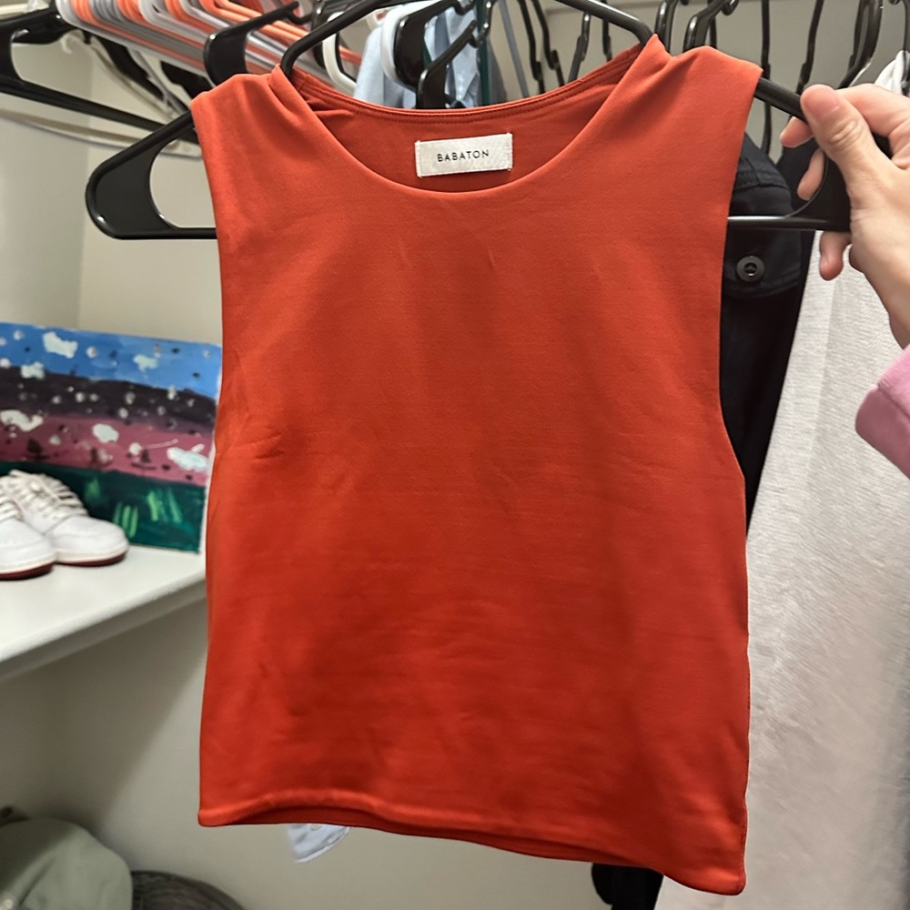 Aritzia babaton contour crop top